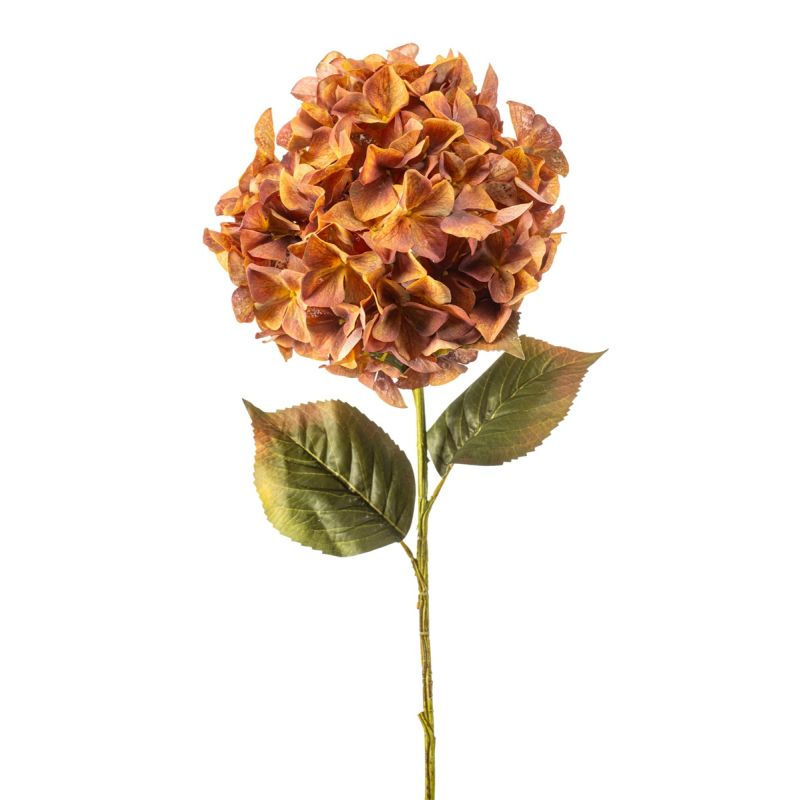 Hydrangea spray xl coral 90cm