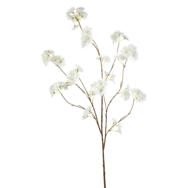 Blossom cherry spray white 126cm