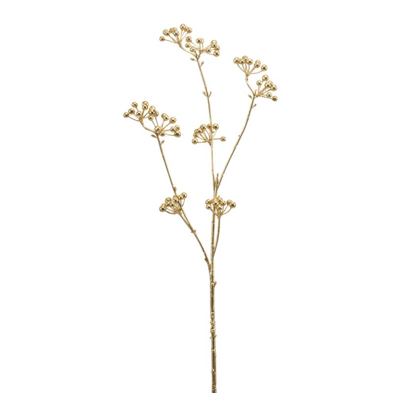 Berry spray gold 76cm