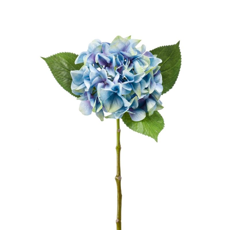 Hydrangea challenge stem blue 47cm