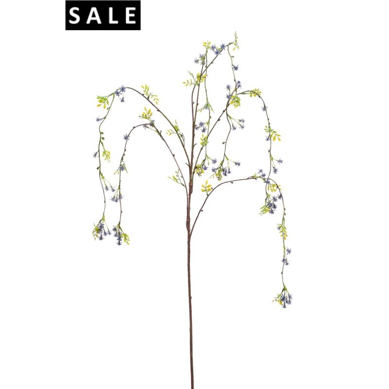 Twig branch hanging blue 135cm