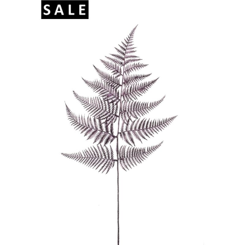 Fern spray metallic purple 80cm