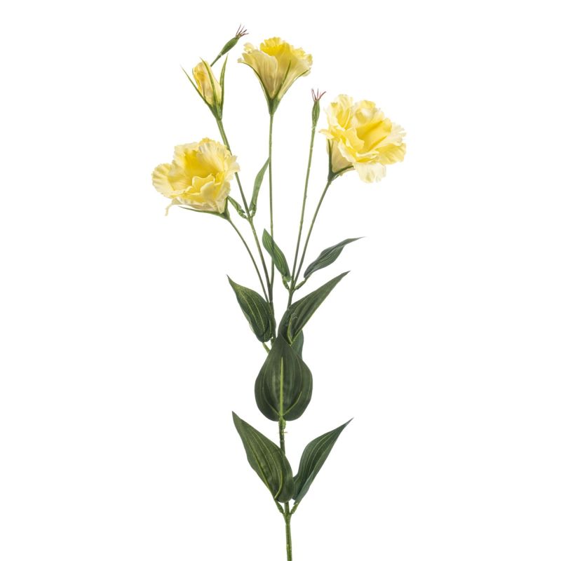 Eustoma spray yellow 82cm