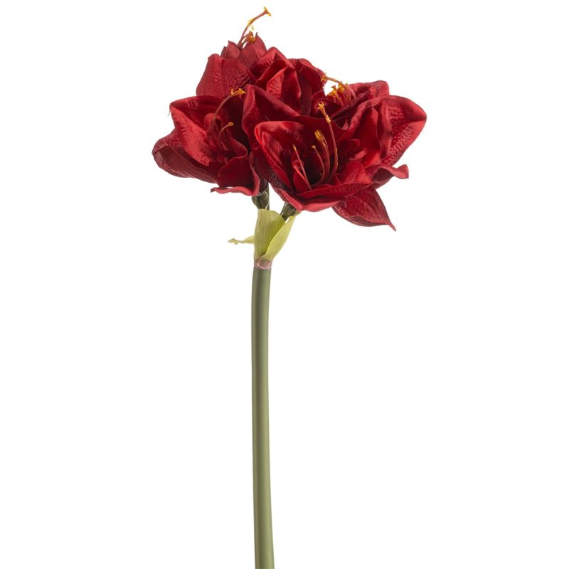 Amaryllis spray red 72cm