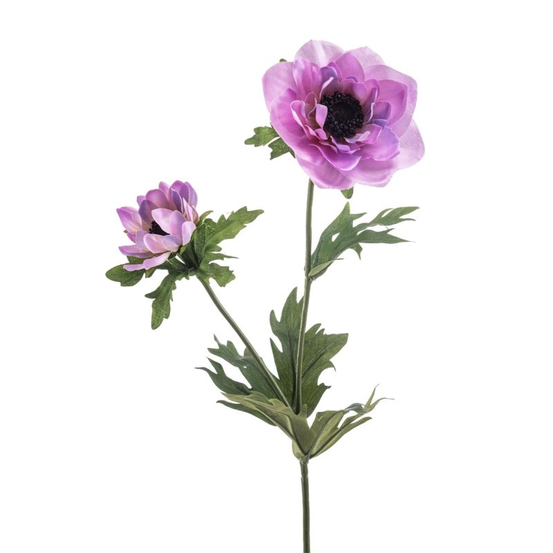 Anemone spray lt purple 54cm