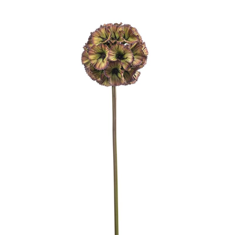 Scabiosa spray green/purple 66cm