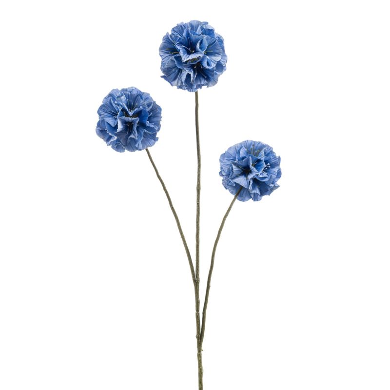 Scabiosa spray blue 74cm