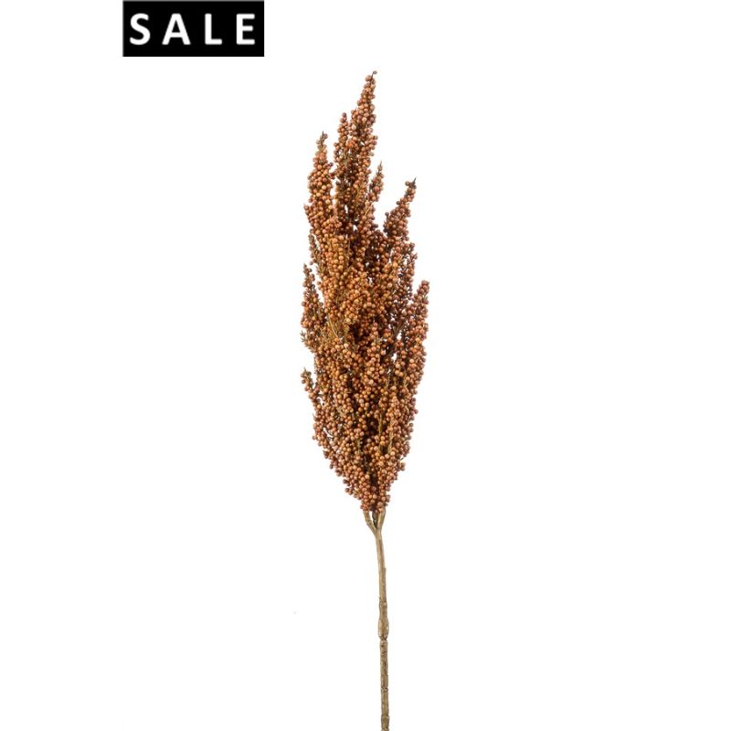 Sorghum spray lt brown 82cm