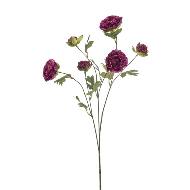 Ranunculus spray purple 78cm