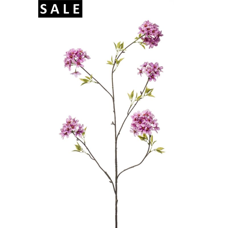 Blossom spray lt purple 115cm