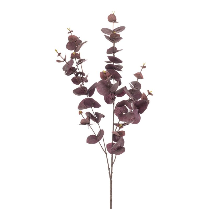 Eucalyptus spray burgundy 97cm