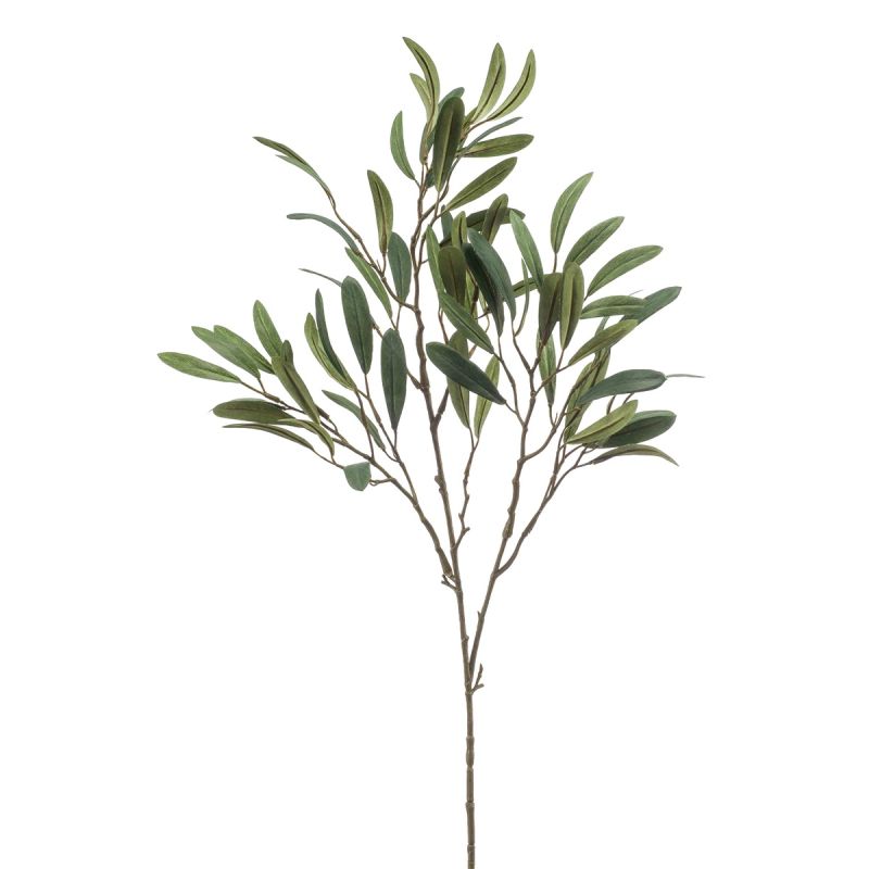 Olive leaf spray green 82cm