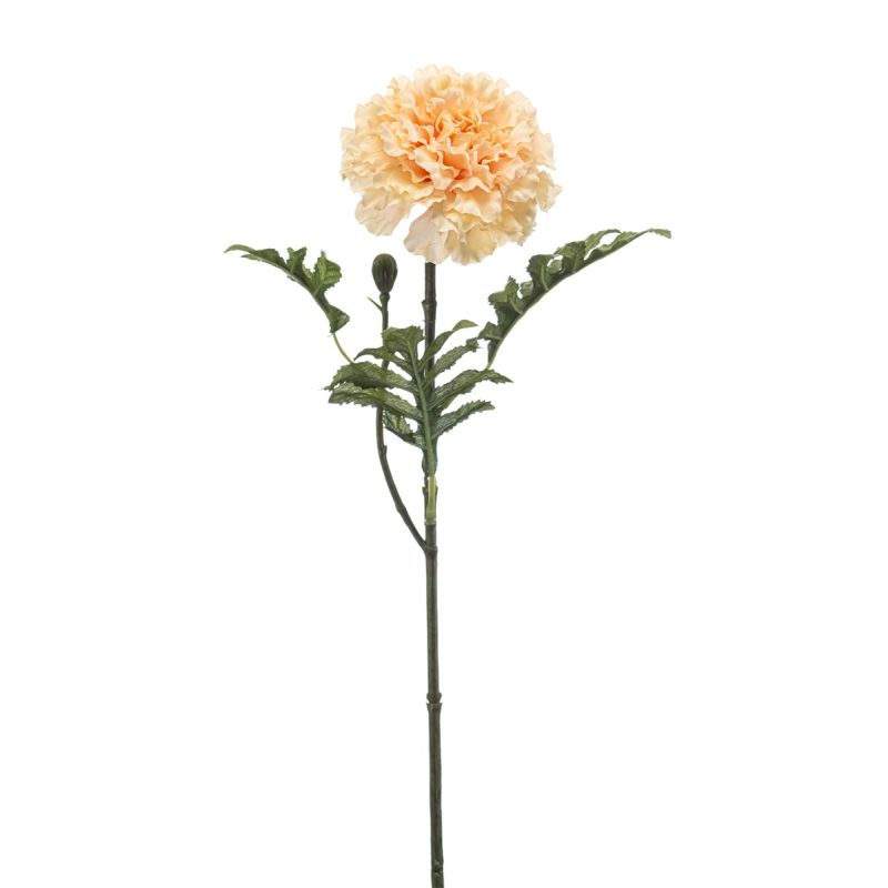 Marigold spray peach 52cm