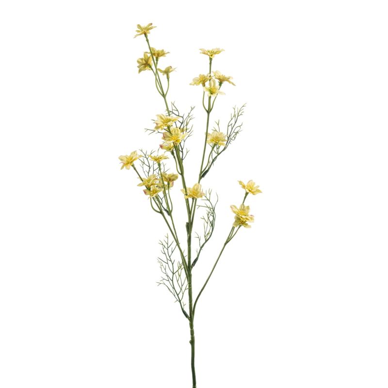 Wild flower spray yellow 75cm