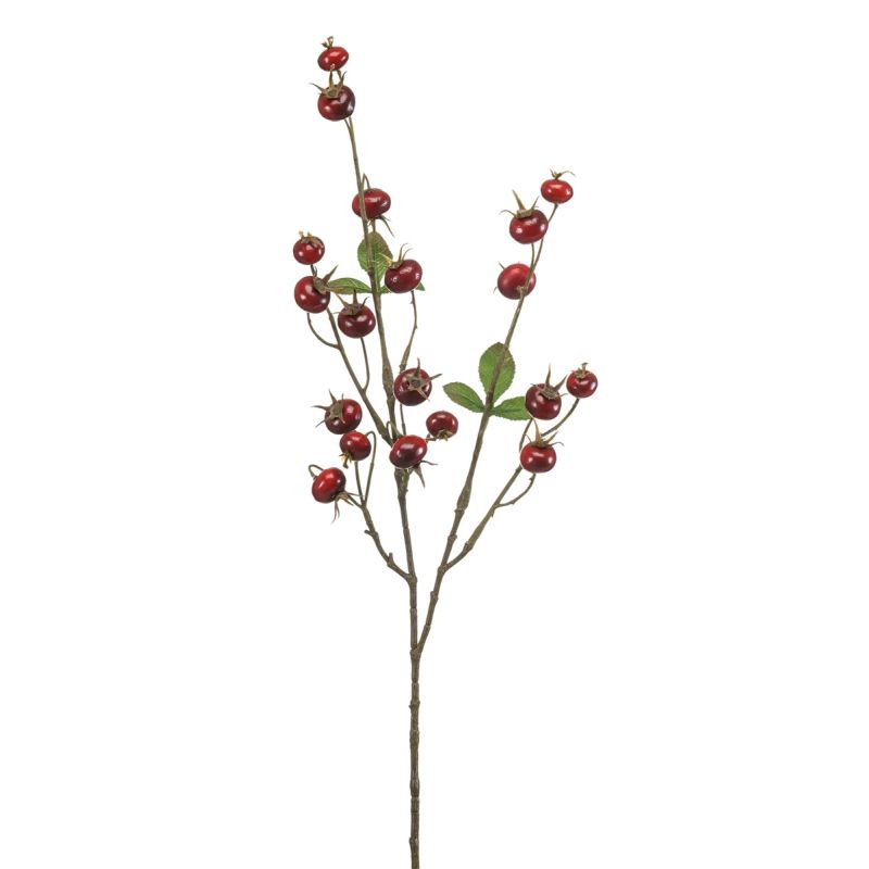 Rosehip spray red 78cm