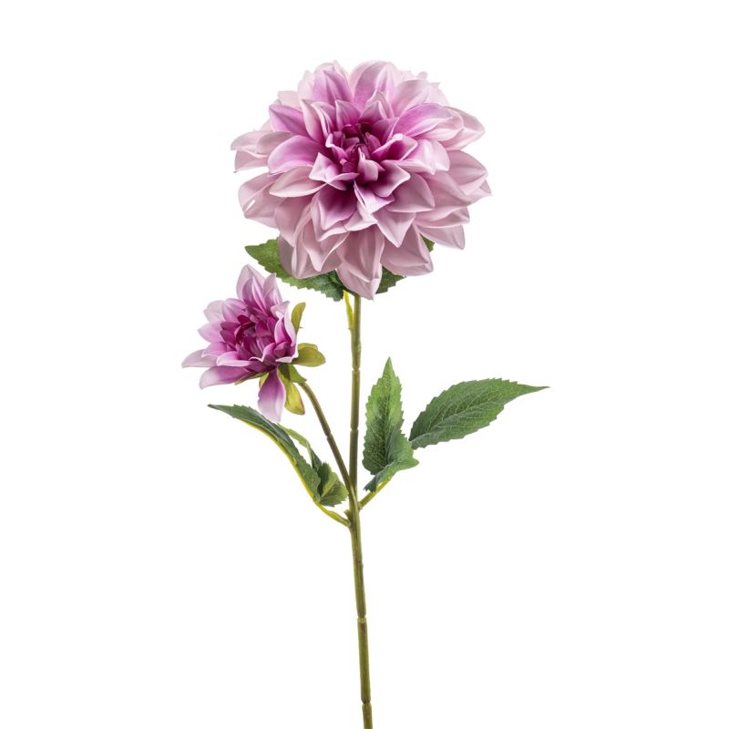 Dahlia w bud spray lt purple 60cm