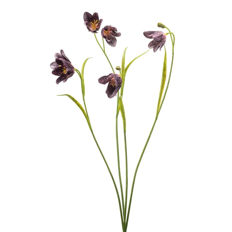 Fritillaria spray burgundy 52cm
