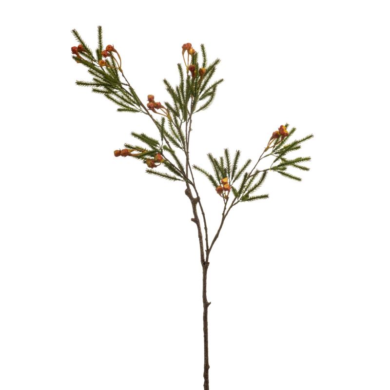 Berzelia spray orange 82cm