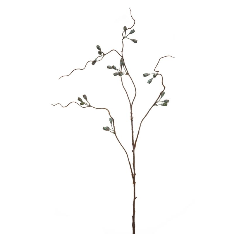 Eucalyptus seed spray grey 90cm