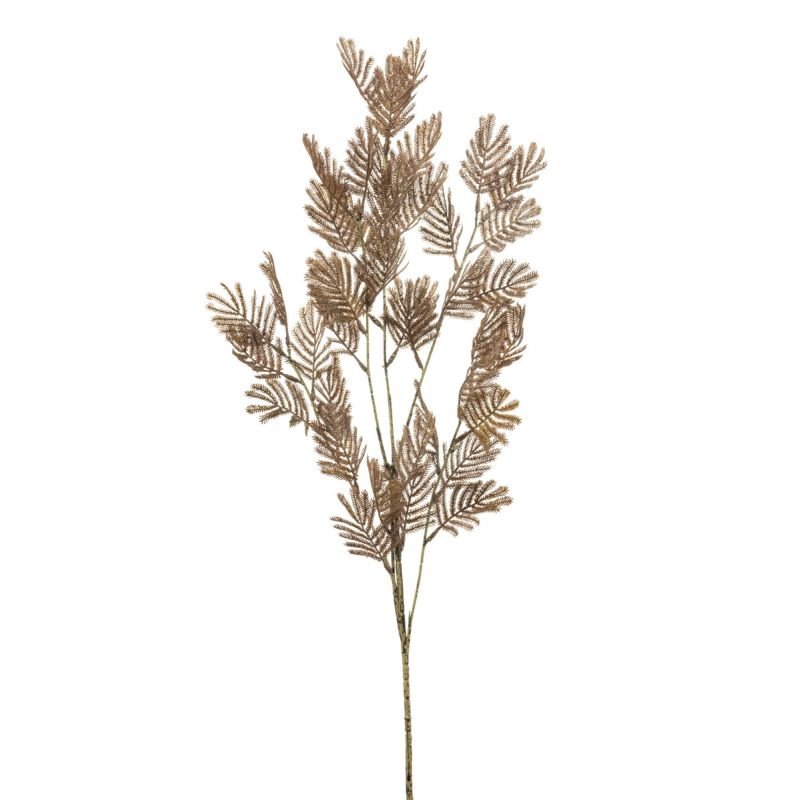Mimosa spray brown 90cm