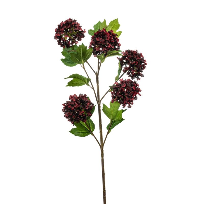 Viburnum spray burgundy 77cm