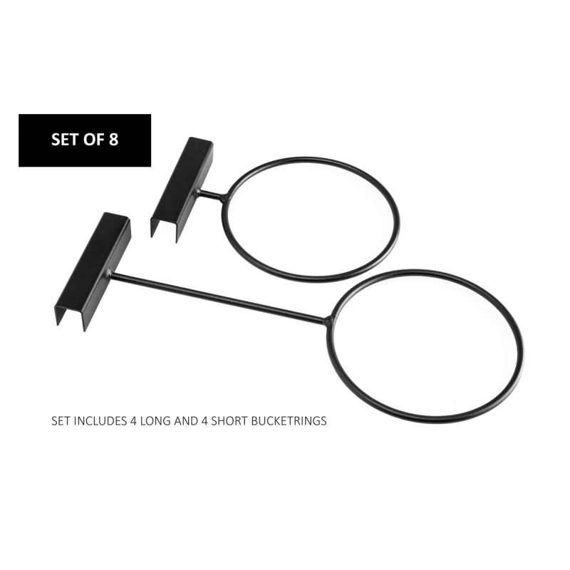 Display TEGO bucketring (4pcs large + 4pcs small)