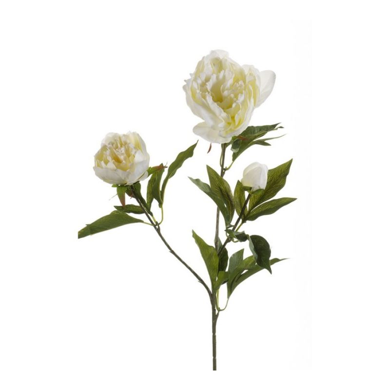Peony spray cream 70cm