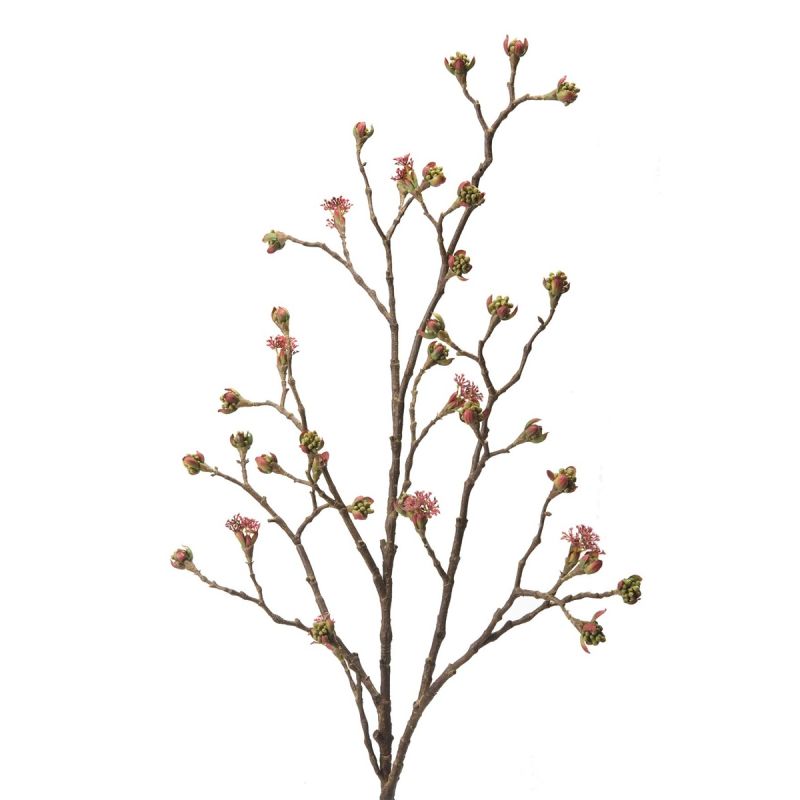 Maple fruit spray burgundy/green 110cm