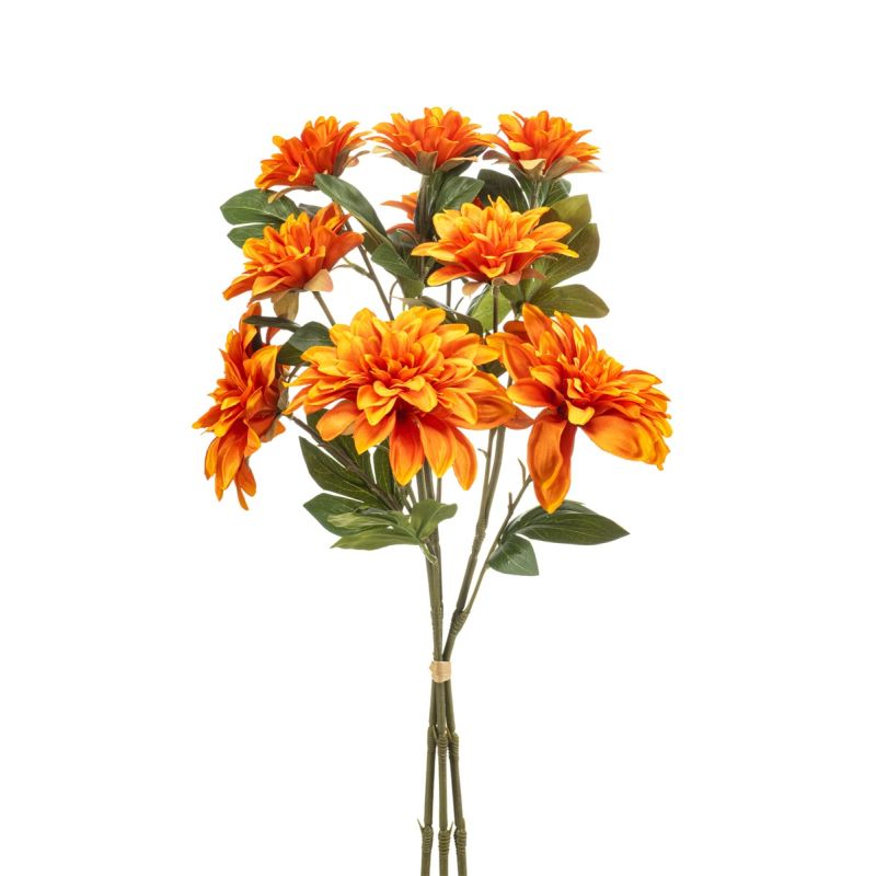 Dahlia bundle x3 orange 50cm