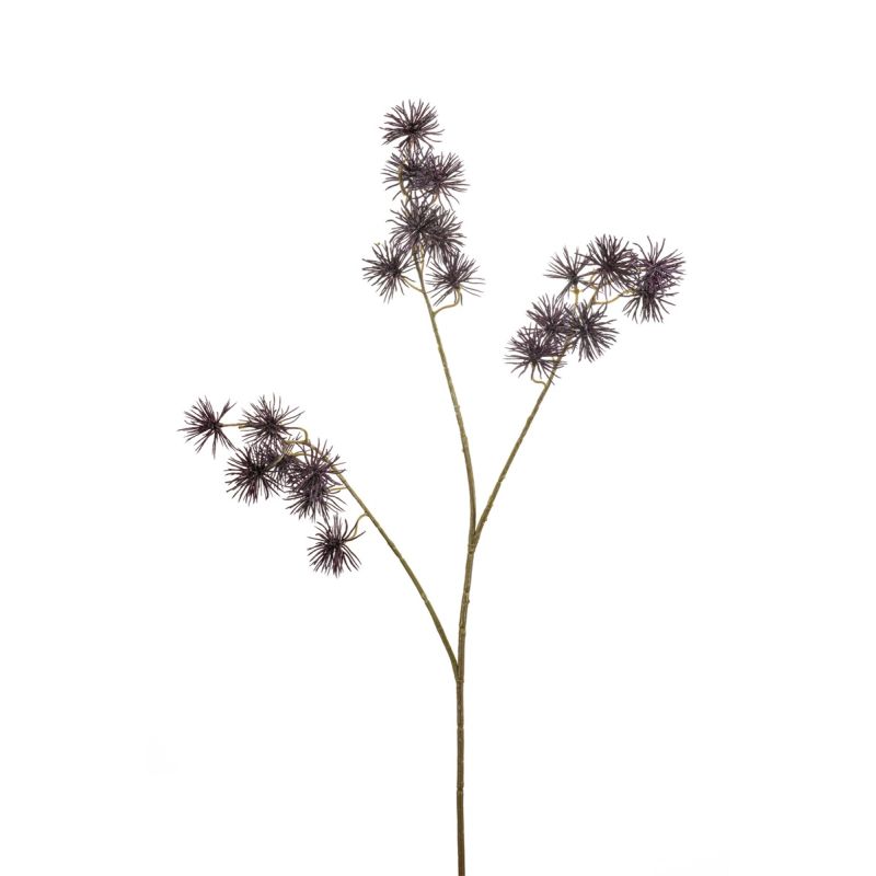 Clematis seed spray purple 70cm