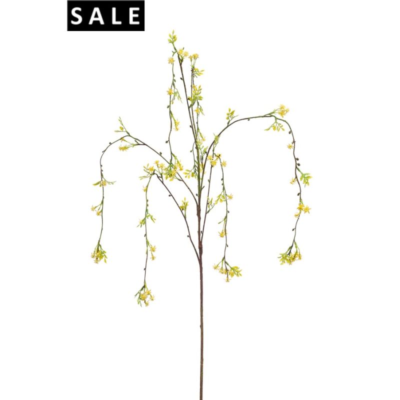 Twig branch hanging yellow 135cm