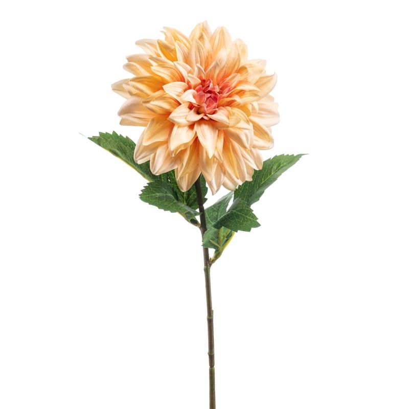 Dahlia spray peach 65cm