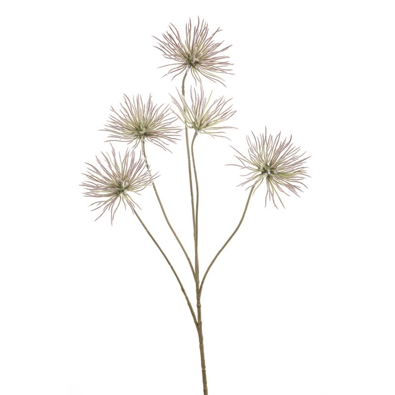 Anemone seed spray purple 97cm