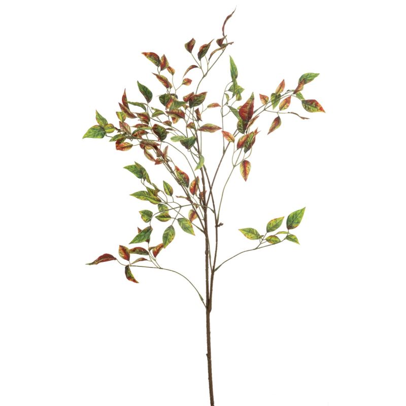 Nandina spray green/red 120cm