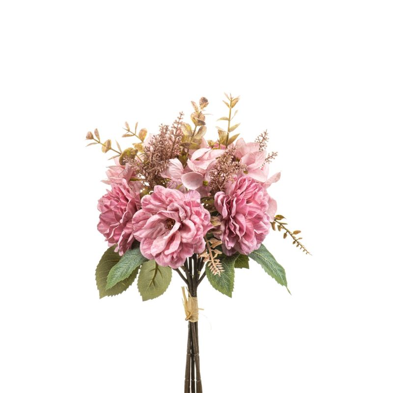 Rose hydrangea bundle pink 35cm