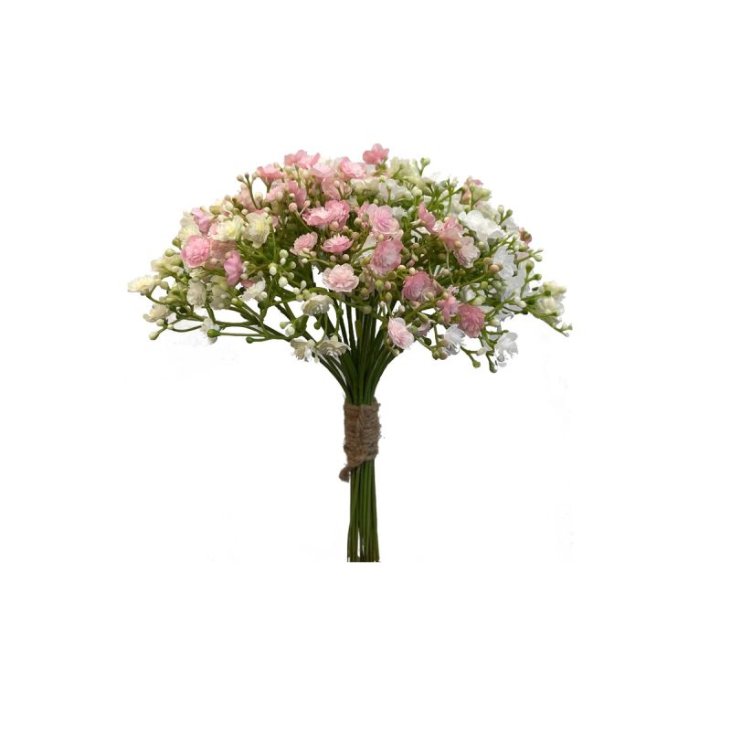 Gypsophila bundle white/pink 23cm