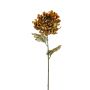 Chrysantum spray green/orange 74cm