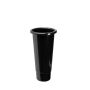 Display bucket plastic black 35cm