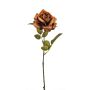 Rose spray brown 55cm