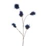 Pom pom spray x5 blue 84cm
