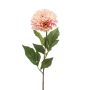 Dahlia pompon spray lt pink 66cm