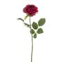 Rose syl spray fuchsia 67cm