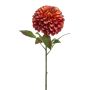 Dahlia pompon spray XL orange 77cm
