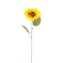 Sunflower spray yellow 62cm