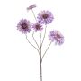 Zinnia spray lt purple 88cm