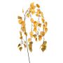 Birch lvs hanging spray x4 yellow 140cm