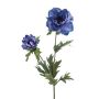 Anemone spray blue 54cm