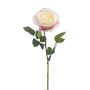 Rose syl spray white/pink 67cm
