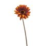Gerbera spray dk orange 58cm