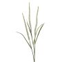 Grass flower spray x3 white 115cm